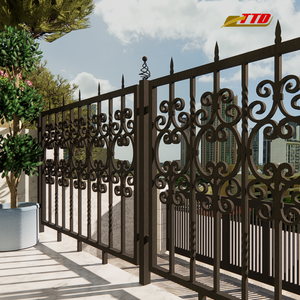 ราวระเบียงกลางแจ้งทำจากเวียดนามด้วยเหล็กและตกแต่ง100เปอร์เซ็นต์สำหรับโครงการระดับสูงของวิลล่าหรืออพาร์ทเมนต์ - Product Image 5