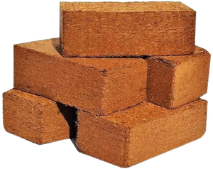 Après extraction de fibres, matériau restant connu sous le nom de briques/blocs de moelle de Cocopeat ou de coco au prix de gros - Product Image 4