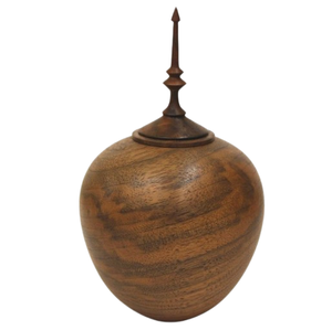 Tarro de madera de diseño exclusivo, soporte para cenizas de alta calidad, diseño de madera, urnas de cremación, acabado, tarro conmemorativo funerario - Product Image 1