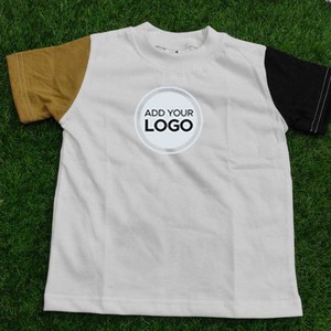 เสื้อยืดแขนสั้นสำหรับเด็กชายเด็กหญิงวัยรุ่น3-16ปีเสื้อยืดสีบล็อก - Product Image 4