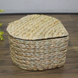 Artex Dong Thap Factory Handmade <b>Storage</b> <b>Baskets</b> from Water Hyacinth and <b>Seagrass</b> Decorative Natural Home Organizer - Product Image 4