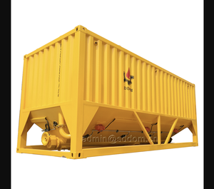 Silo de stockage de conteneurs 30 tonnes 50T économique, silo à ciment mobile horizontal à vendre - Product Image 3