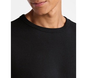 T-shirts avec logo personnalisé pour hommes Motif uni drôle Polyester Spandex Séchage rapide Style décontracté Position du logo avant Teint uni vierge - Product Image 5