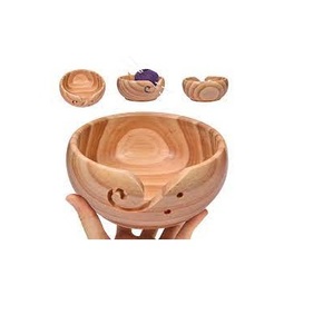 Soporte de madera más barato, cuenco de hilo de lana de madera de acacia para tejer, cuenco de hilo de madera al mejor precio - Product Image 5