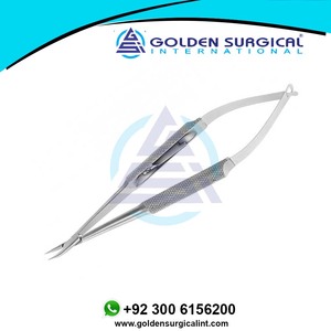 Pinzas Oftálmicas Anis para Sujetar Agujas, Pinzas de Microcirugía, Pinzas para Suturas, Instrumentos Quirúrgicos - Product Image 2