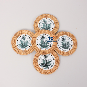 Respetuoso con el medio ambiente, posavasos de ratán hechos a mano en Vietnam, decoración de mesa, decoración del hogar, ratán hecho a mano - Product Image 5