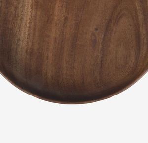 Plateau de service rond décoratif en bois de vente chaude pour la maison cuisine restaurant hôtel à bas prix - Product Image 4