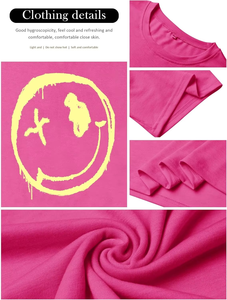 เสื้อยืดวินเทจโอเวอร์ไซส์สำหรับผู้หญิงลายกราฟิกขนาดใหญ่พิเศษเสื้อยืดลำลองทันสมัยฤดูร้อน - Product Image 6