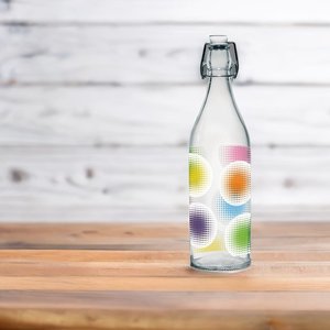 Lt.1 bicchiere di vetro Lory Drinkware Bottiglia Premium elegante bicchiere da vino per liquori e Cocktail per uso Bar o ristorante - Product Image 4