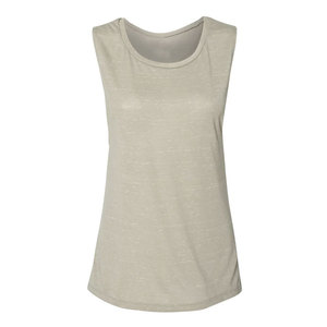 Camiseta sin Mangas de Algodón 100% para Mujer, Transpirable, Elegante, Estilo Jersey, Marca Bella Canvas - Product Image 4
