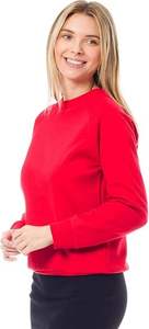 OEM Wholesale Women's Basic Soft & Comfortable Pullover Fleece <b>Crewneck</b> Sweatshirt Fashion Winter Women Sweatshirt - Product Image 4