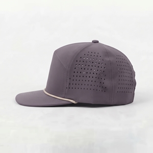 Gorra Snapback de 6 Paneles con Corte Láser, Malla Transpirable, Unisex, Casual, con Logotipo Frontal Impreso por Transferencia Térmica, para Primavera/Verano - Product Image 2