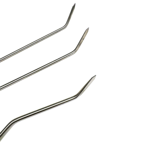 Rynora Edition 6 pièces en acier pour outils PDR Pointe pointue Double courbure gauche et droite Tiges de débosselage sans peinture - Product Image 2