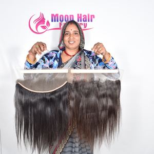 Moon Hair & Factory: Obtén un 21% de descuento. Usa el código de descuento. Grandes descuentos durante el mes de promoción. Nuevos productos Frontal Straight en venta - Product Image 4