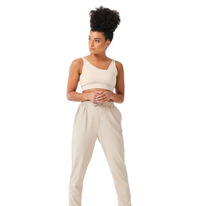 กางเกงจ็อกเกอร์ผู้หญิง Dolanto Sports รุ่นน้ำหนักเบา ผ้าฝ้าย 100% มีเชือกผูก ป้องกันขนร่วง ยืดหยุ่นได้ กระชับรูปทรง เอวยางยืด - Product Image 6