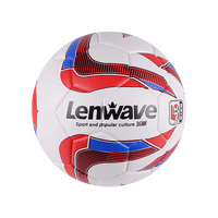 Ballons de football professionnels personnalisés en nylon thermocollé brillant, taille 5, norme officielle de match, intérieur/extérieur