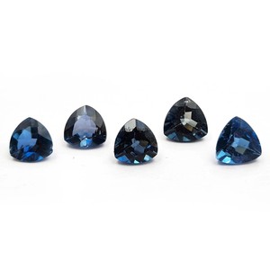 10mm Natural London <b>Blue</b> <b>Topaz</b> Trillion Cut Gemstones for Jewelry Making <b>Blue</b> <b>Topaz</b> Faceted Loose Stone Beads By Manufacturer - Product Image 6