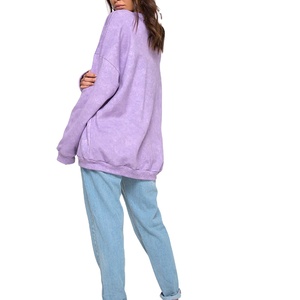 Sweat-shirt en coton OEM personnalisé avec broderie sur le devant, décontracté, longueur standard, pour l'hiver, haute qualité 2026 - Product Image 4