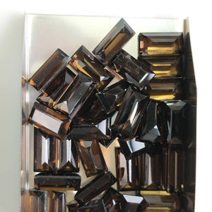 Cuarzo Ahumado Natural de 12x6 mm, Corte Baguette Escalonado, Piedra Preciosa Suelta de la Mejor Calidad para la Fabricación de Joyas - Product Image 3