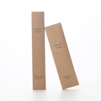 Kit d'articles de toilette jetables pour chambres d'hôtes de stations de ski, ensemble de boîtes en papier kraft biodégradable, trousse de toilette pour hôtel