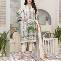 Costumes en tissu imprimé pour femmes avec dupatta en tissu, costume classique de marque, non cousu et cousu