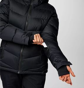 Veste coupe-vent légère à capuche pour l'extérieur avec fermeture à glissière et doublure intérieure en polaire pour temps froid et venteux - Product Image 3