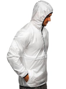 2025 Street Style pull coupe-vent veste vêtements d'extérieur d'hiver kangourou poche mémoire tissu pluie Bomber veste pour homme - Product Image 4