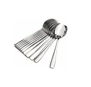 Cuchara de Metal Grande para Servir, Cubertería para Restaurante, Hotel, Fiestas, Cuchara de Acero Reutilizable al por Mayor - Product Image 1