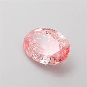 เพชรรูปวงรี1.59 CT ปลูกในห้องปฏิบัติการ VS2สีชมพูสดใสแฟนซี - Product Image 2