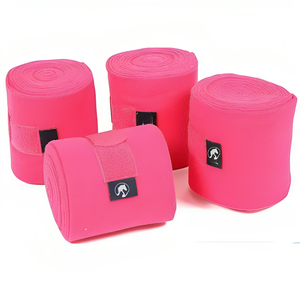 Top Trending 4 PCs de vendajes elásticos para caballos, vendajes estables para piernas de equitación Protección contra lesiones de ejercicio y soporte para piernas Vendaje para caballos - Product Image 6