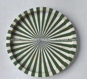 Bandeja de servicio de desayuno con incrustaciones de resina para Hotel restaurante hogar con mayorista de la mejor calidad - Product Image 2