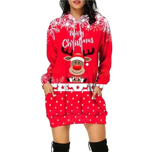 Custom Drop-shoulder Printed Hoodies Casual Breathable 100% Cotton Pullover Premium Oversized Hoodies for Woman - Product Image 3