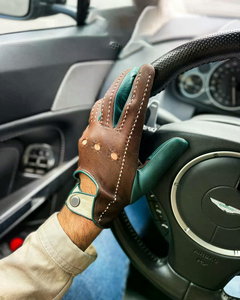 Gants de moto en cuir véritable unisexe Gant de conduite automobile avec logo personnalisé Vente directe d'usine à des prix raisonnables - Product Image 4