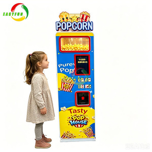 Fabricant de Guangzhou, machine à pop-corn en acier inoxydable, fonctionne avec des pièces de monnaie et des billets, machine à pop-corn entièrement automatique - Product Image 1