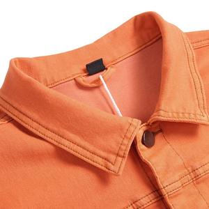 Veste en jean de style urbain pour homme, dernière collection, vêtements de sport décontractés, respirante, logo personnalisé brodé, décoration - Product Image 3