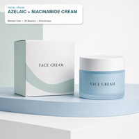 Crème Visage à la Niacinamide et à l'Acide Azélaïque Éclaircissante Anti-Taches Contrôle du Sébum Anti-Âge Purifiante OEM ODM Marque Privée Personnalisée