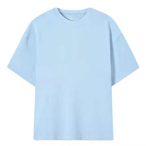 Luxury Custom Drop Shoulder 100% Heavy Cotton Streetwear Oversize T-<b>shirt</b> Men Blank Mock Neck Heavyweight Oversized Boxy T <b>Shirt</b> - Product Image 4