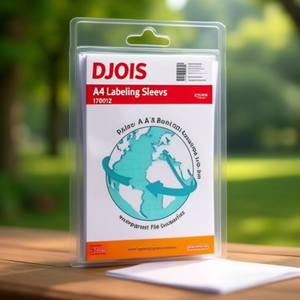 DJOIS <b>A4</b> Labeling Sleeves 170012 10-Pack Transparent <b>File</b> <b>Folder</b> Accessories - Product Image 3