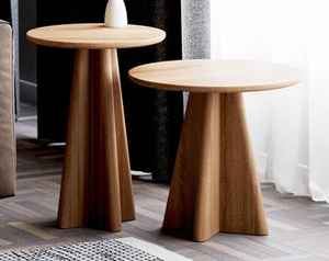 Modern Solid Oak Handmade Eco-Friendly Nightstand with Storage Customizable <b>Drawer</b> Options for Bedroom & Living Room - Product Image 4