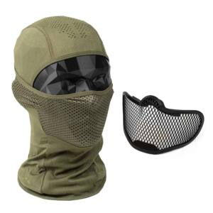 Masque thermique intégral en polaire 100% polyester avec logo personnalisé, masque de ski extensible en polyester/spandex, sports d'hiver, cyclisme - Product Image 6