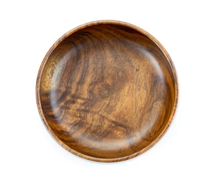 Cuenco de madera medio clásico multiusos hecho a mano diseño elegante para servir el hogar y la cocina de la India - Product Image 2