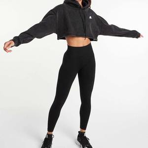 Nueva Sudadera con Capucha Oversize para Mujer, Estilo Vintage Desgastado con Lavado Ácido, Ecológica y Transpirable, de Poliéster y Algodón - Product Image 3