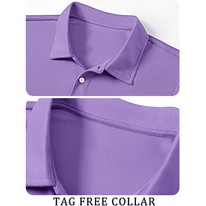 Chemises polo pour hommes en coton polyester à prix d'usine, logo personnalisé imprimé, streetwear, vêtements de bureau, polos décontractés - Product Image 3