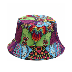 Chapeaux Bob Unisexe de Haute Qualité en Tissu Oxford Sublimé et Stratifié pour la Protection Solaire Estivale, Logo Personnalisé Imprimé pour un Style Décontracté - Product Image 6