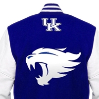 Veste universitaire tricotée respirante pour homme Kentucky Wildcats – Tissu peigné style urbain, confort ultime, esprit scolaire