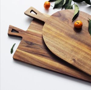 Planche à découper rectangulaire en bois massif écologique, passe au lave-vaisselle, pour la viande, les légumes, le fromage - Product Image 5