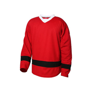 Série été 100% polyester Ensembles de maillots d'entraînement de hockey sur glace Nom de l'équipe Logo avant Séchage rapide Service OEM disponible - Product Image 3