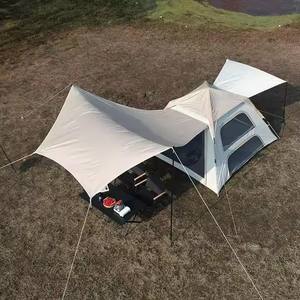 Tienda de campaña de autoconducción al aire libre, tienda de pesca portátil con protección contra la lluvia y el sol, tienda de despliegue rápido automática - Product Image 5