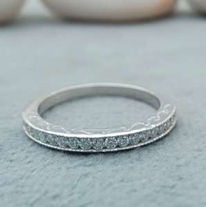 Starsgem Original Bague de mariage et de fiançailles en or 14 carats avec diamant pour femme Bijoux fins personnalisés avec certificat IGI pour les fêtes - Product Image 1