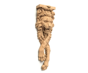 Ménsulas de madera maciza más vendidas, patas talladas a mano para comedor, silla, sofá, mesas escolares y decoración del hogar - Product Image 2